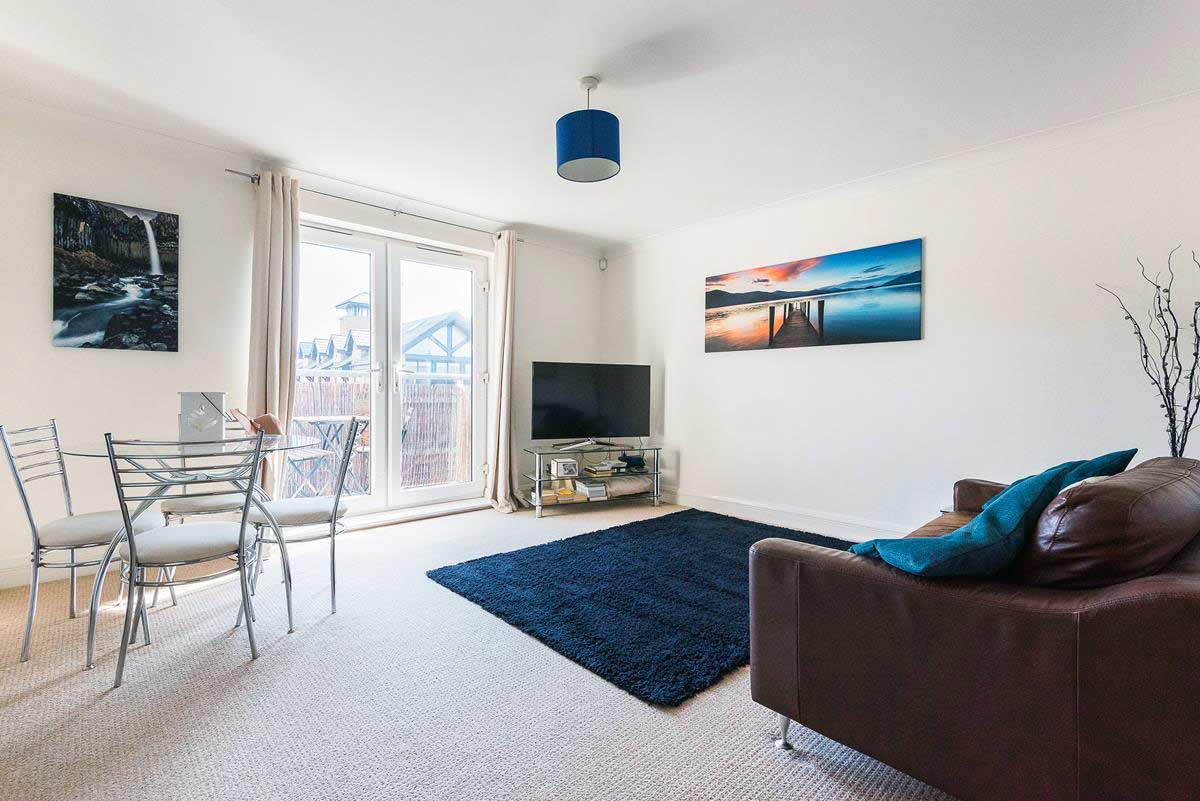 A spacious living area in a property to rent in Stoke on Trent, managed by Namas Property Management