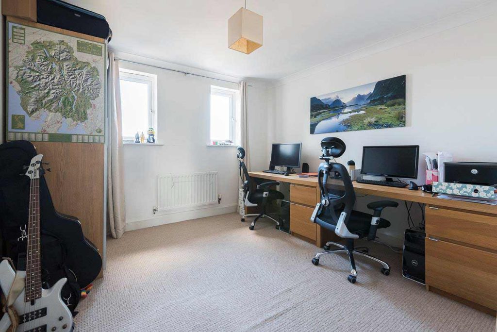A spacious study in a property managed by Namas Property Management in Manchester